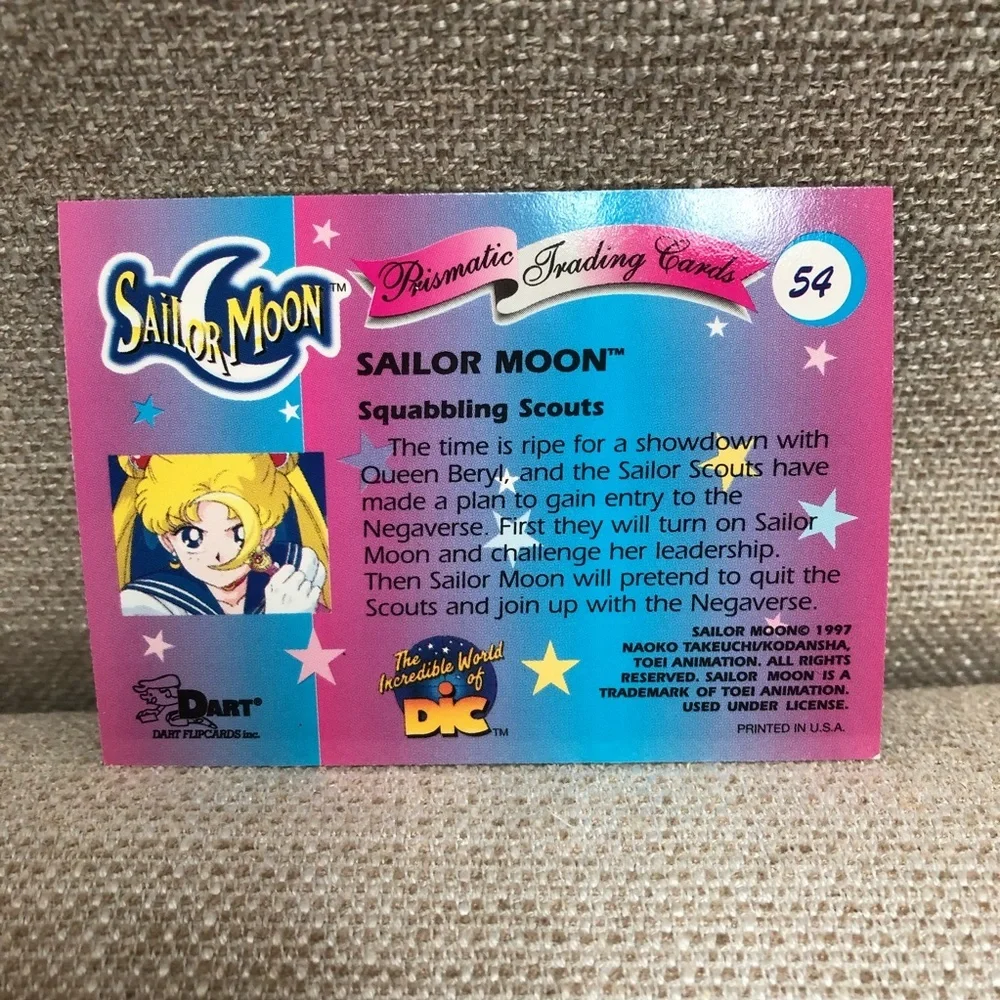 Sailor Moon Prismatic Trading Card